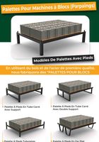 Palettes En Bois Pour Machines à Blocs De Béton... ANNONCES Bazarok.fr
